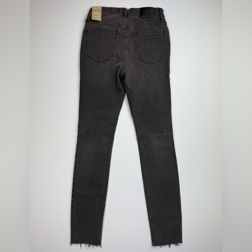 NWT Madewell 9" Mid-Rise Skinny Jeans in Black Sea 26 - Picture 4 of 8